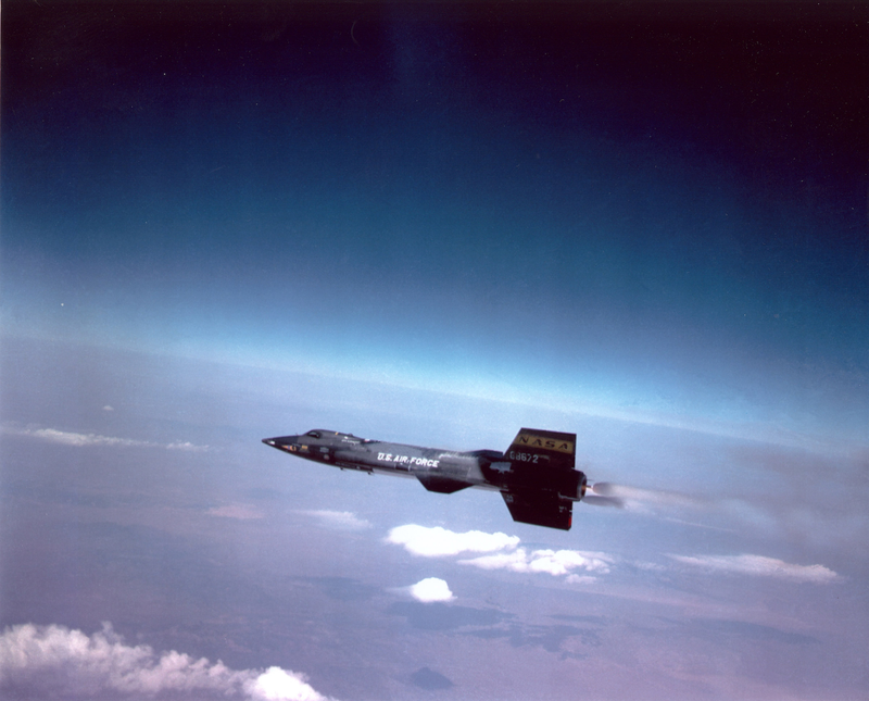 Illustration for article titled Outstanding photos of the X-15, the fastest manned rocket plane ever